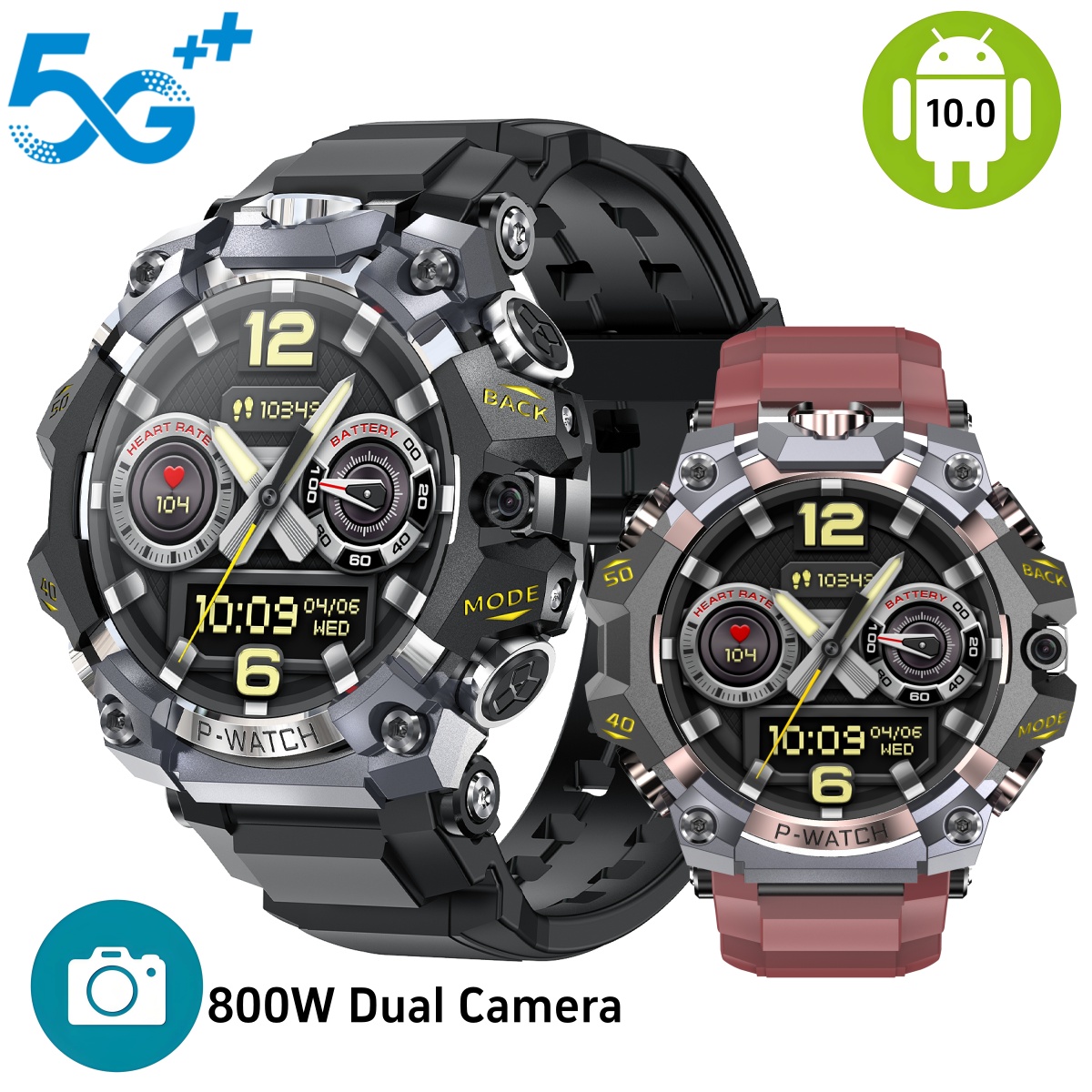 Smartwatch Watches Price - Montre connectée Q668 Android 10.0 1,95