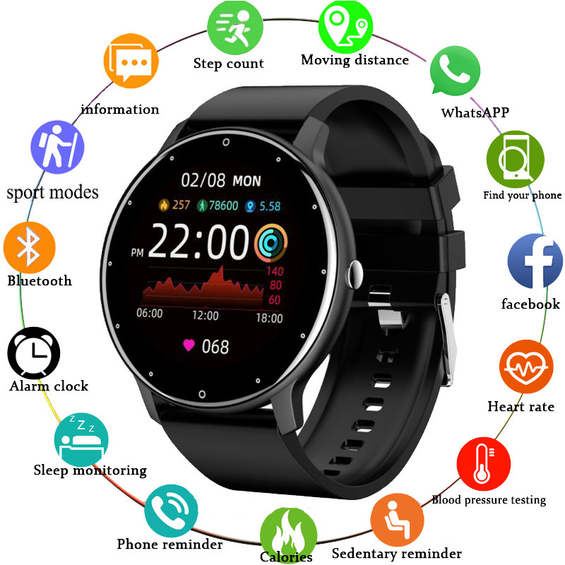 Watch Iwo - NOUVEAU ZL02 Montre connectée pour homme,