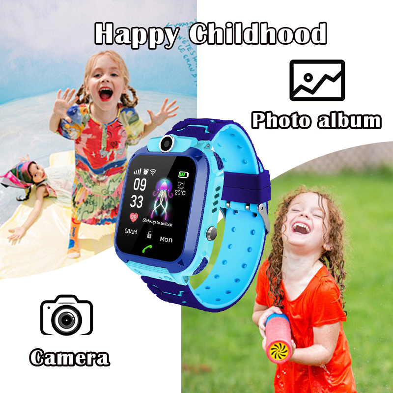 Smartwatch Watches Gift For Boys With Gps - Montre intelligente Q12B pour enfants avec