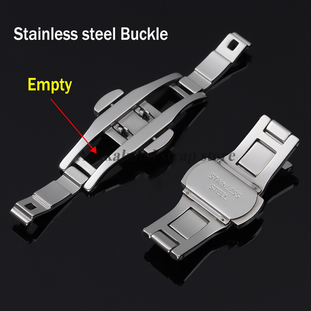 Replacement Watch Bracelet - Boucle papillon en acier inoxydable pour