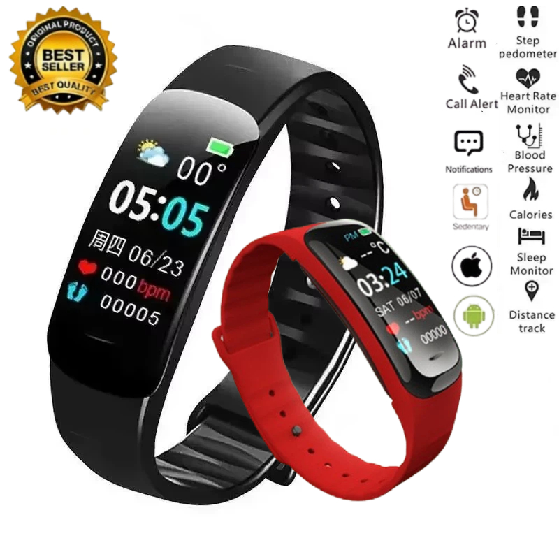 Smartwatch Watches Price - Montre connectée C1 Plus, tracker d'activité,