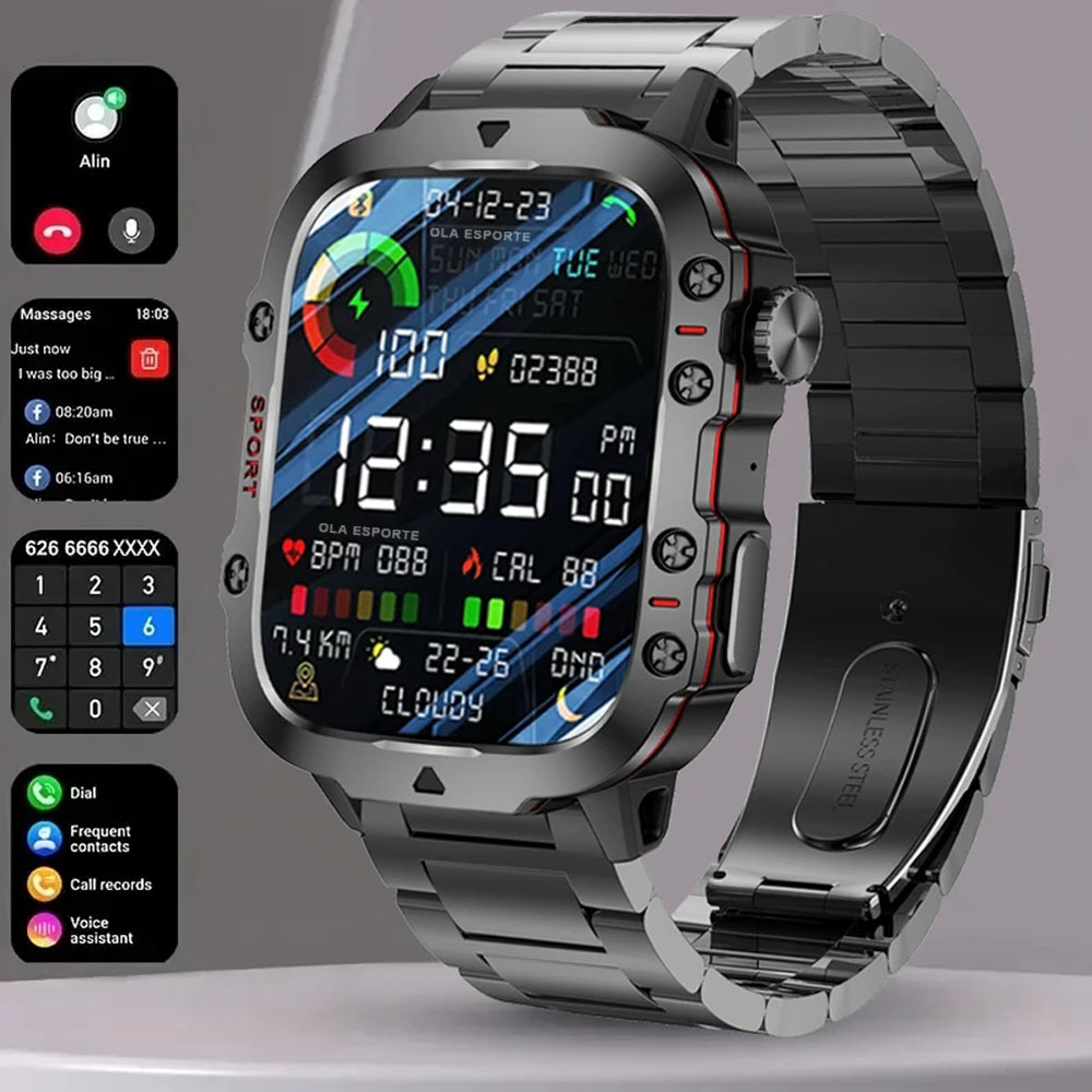 Watch Iwo - 2025 nouvelle montre intelligente militaire hommes