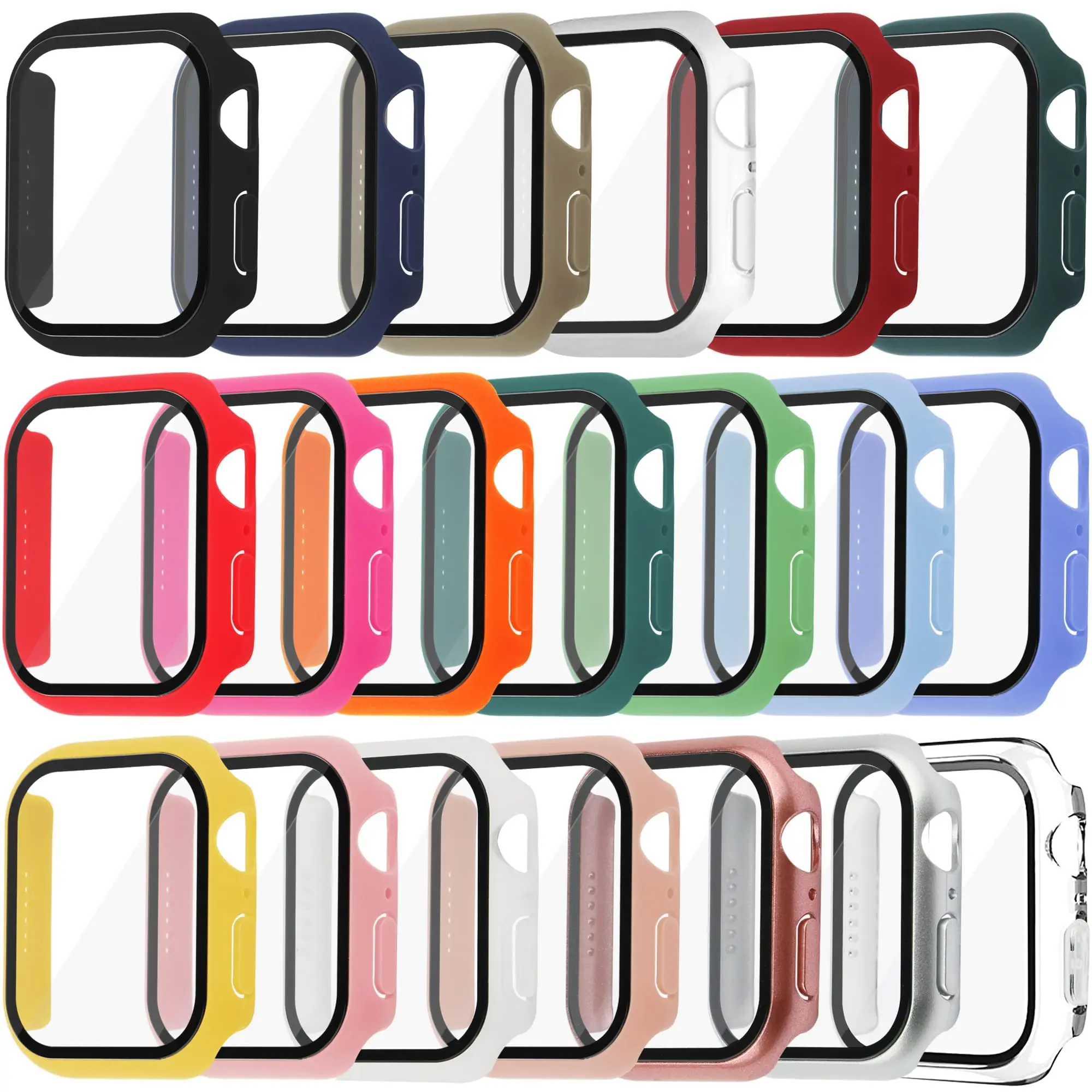 Apple Watch Band - Coque en verre et couvercle pour