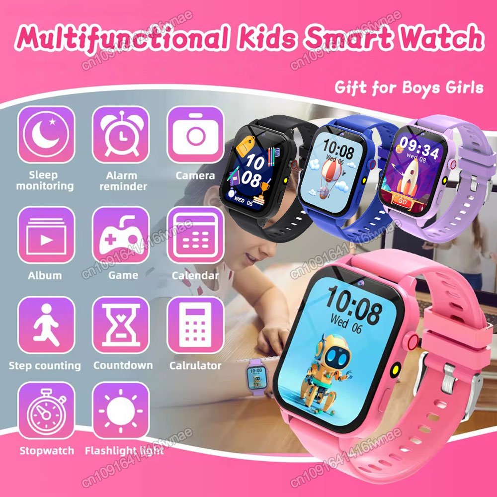 Smartwatch Watches Gift For Boys On Birthday - Nouvelle montre connectée pour enfants, écran