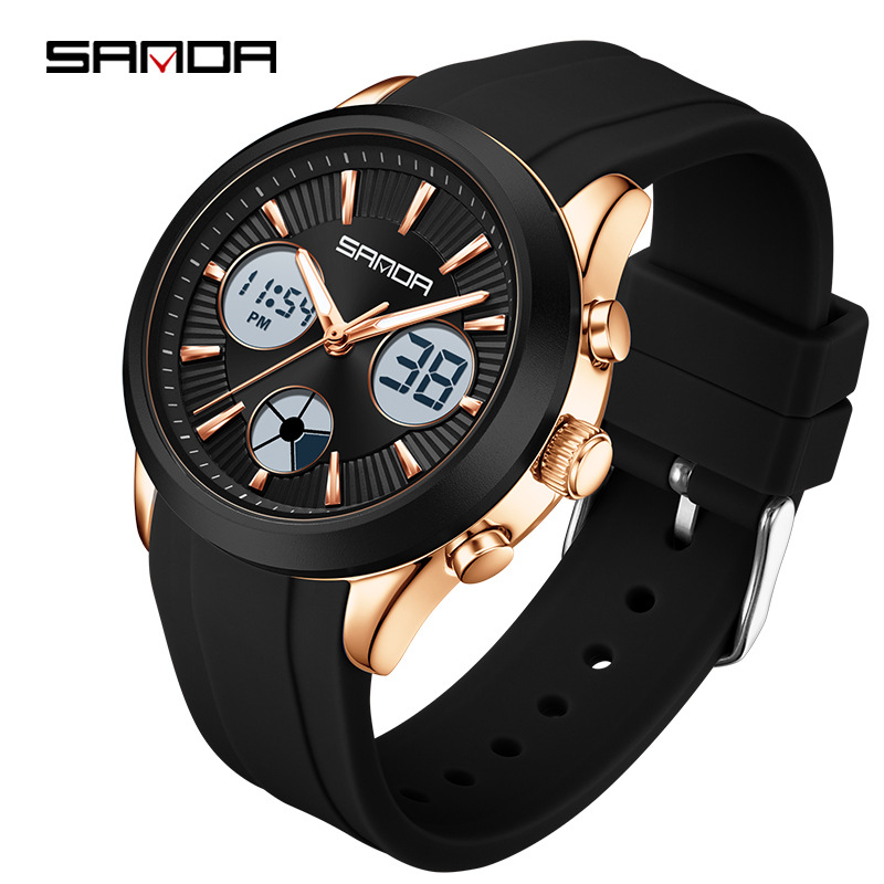 Smartwatch Watches Price - Montre électronique SANDA lumineuse, multifonctionnelle, sportive,
