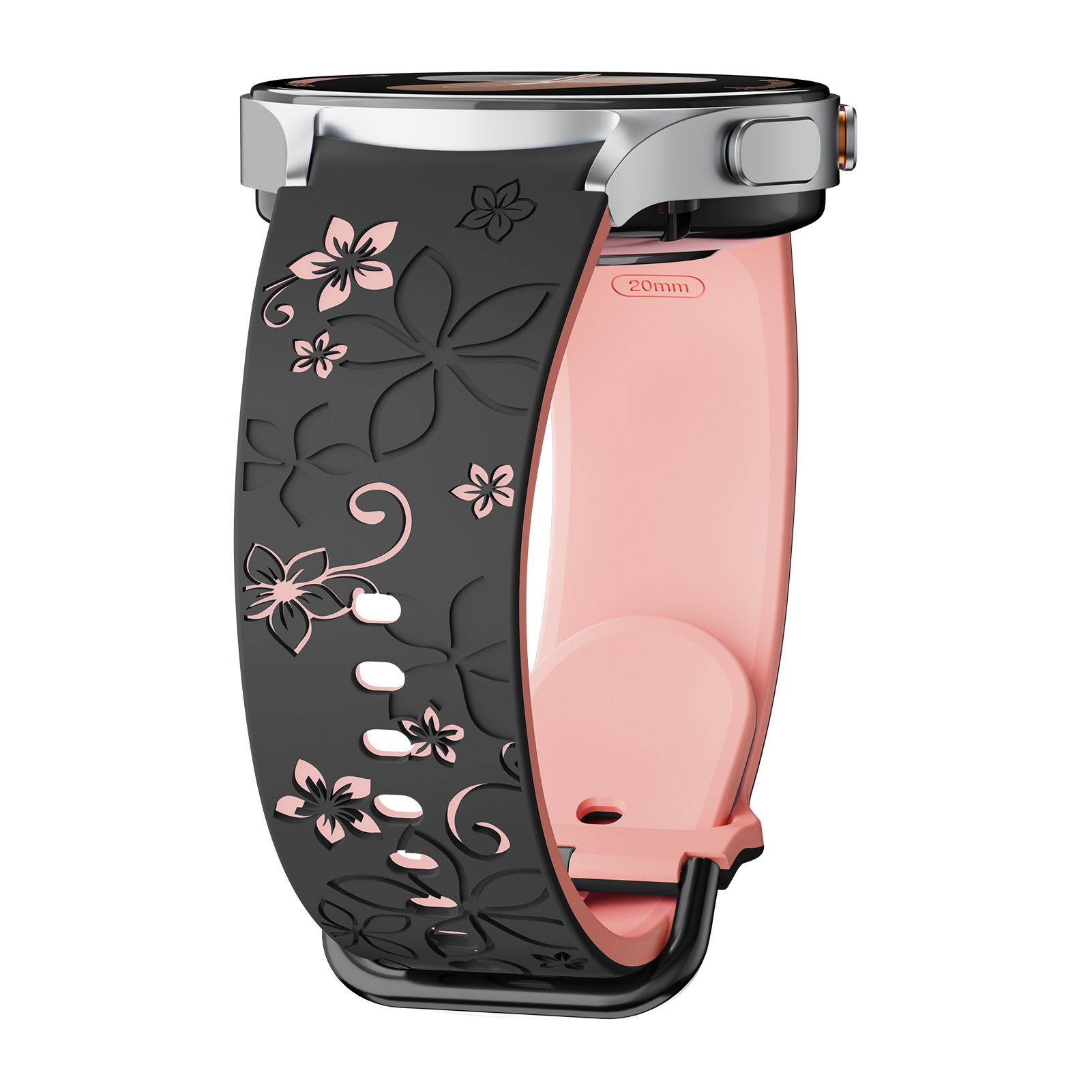 Smartwatch Samsung Watches For Women - Bracelet en Silicone gravé pour Samsung