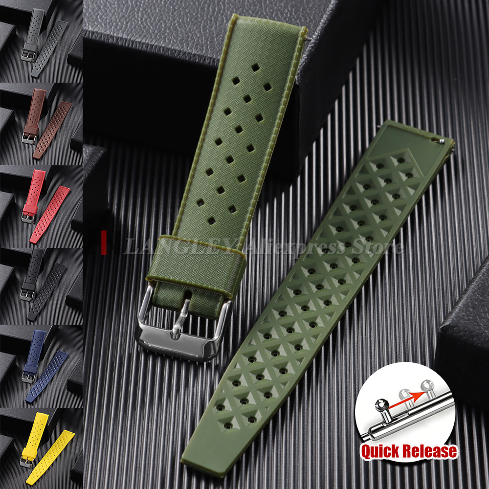 Citizen Watches Smartwatch - Bracelet de montre en silicone tropical