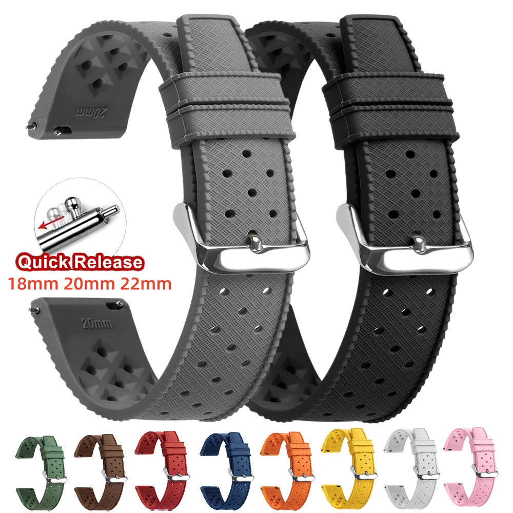 Citizen Watches Smartwatch - Bracelet de montre en silicone tropical