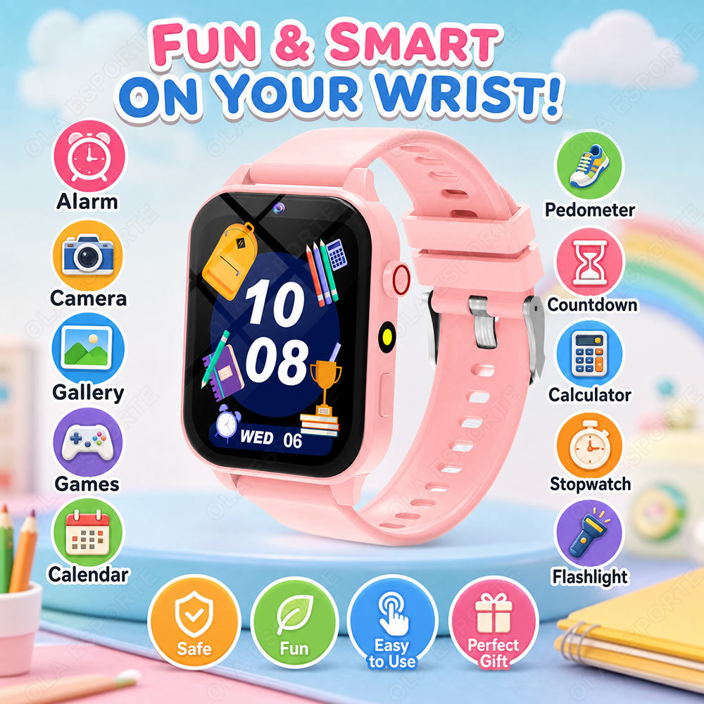 Smartwatch Watches Gift For Boys On Birthday - Nouvelle montre connectée pour enfants, écran