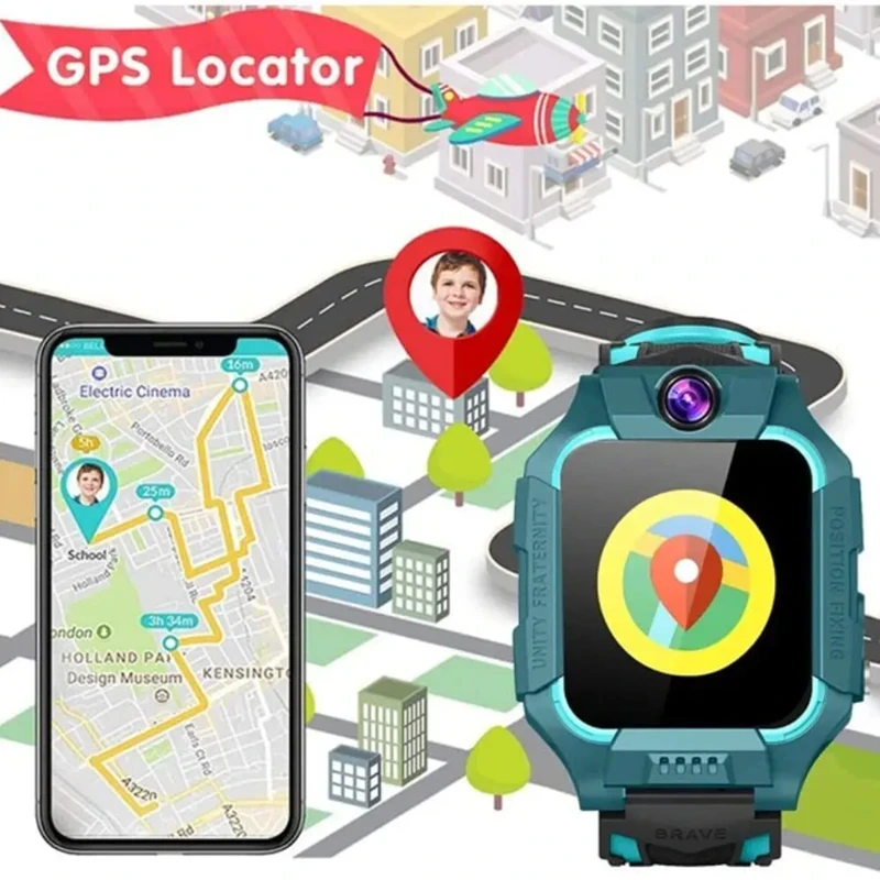 Montre connectée 4G pour enfan - Smartwatch Watches Gift For Boys With Gps avis et prix
