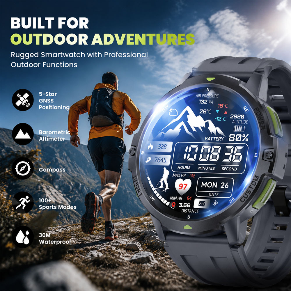 Nouvelle Montre Connectée Mili - Smartwatch Timex Watches For Men avis et prix