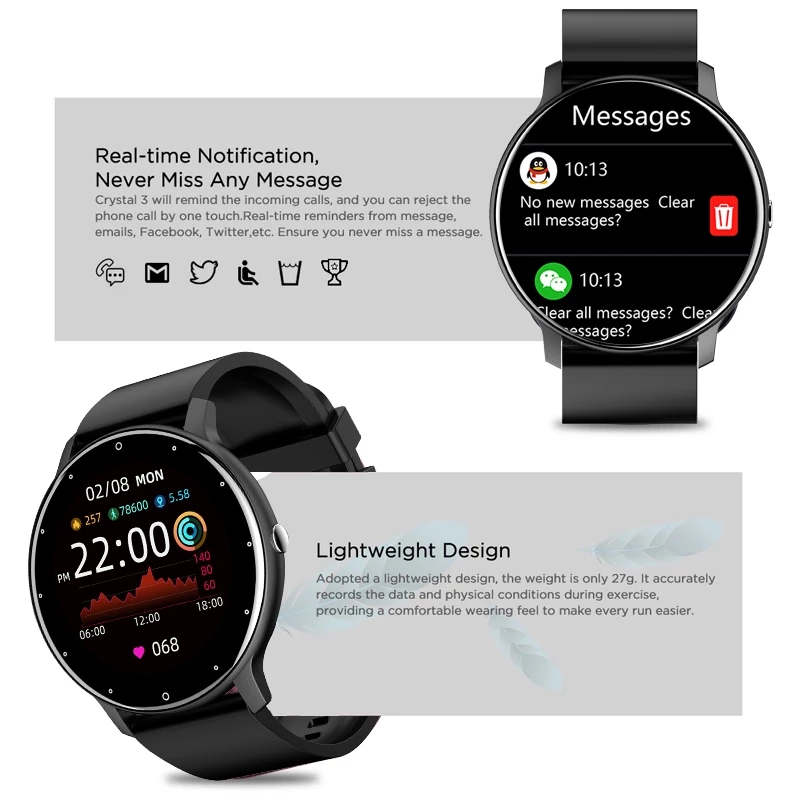 LIGE 2026 montre intelligente  - Watch Iwo avis et prix