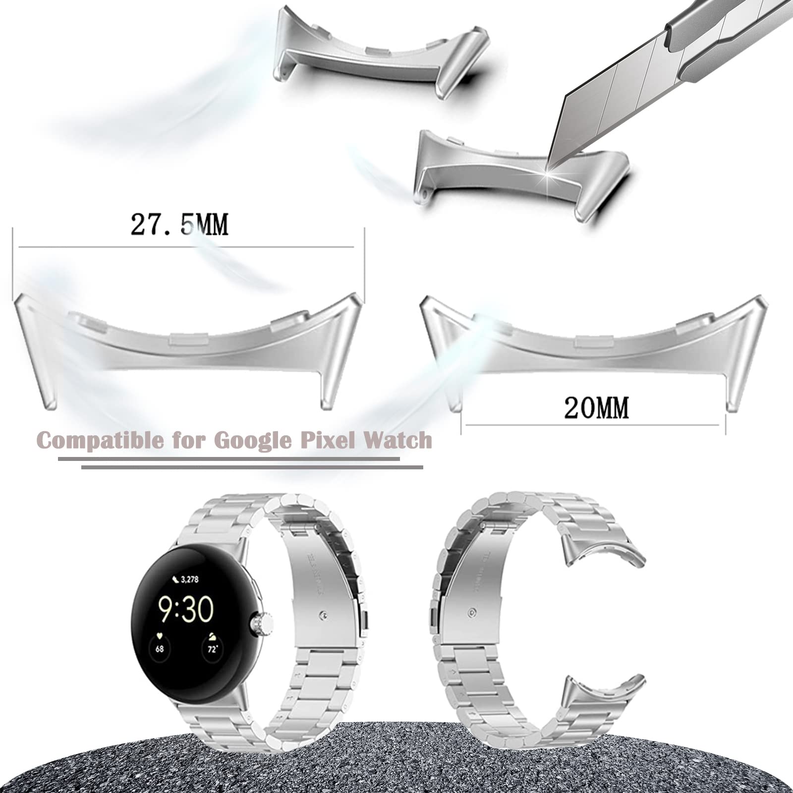 Connecteur métallique pour mon - Replacement Watch Bracelet avis et prix