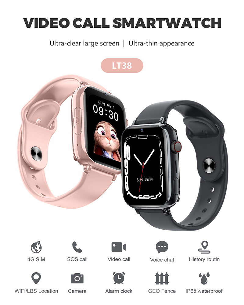 Montre connectée 4G pour enfan - Smartwatch Watches Gift For Boys With Gps avis et prix