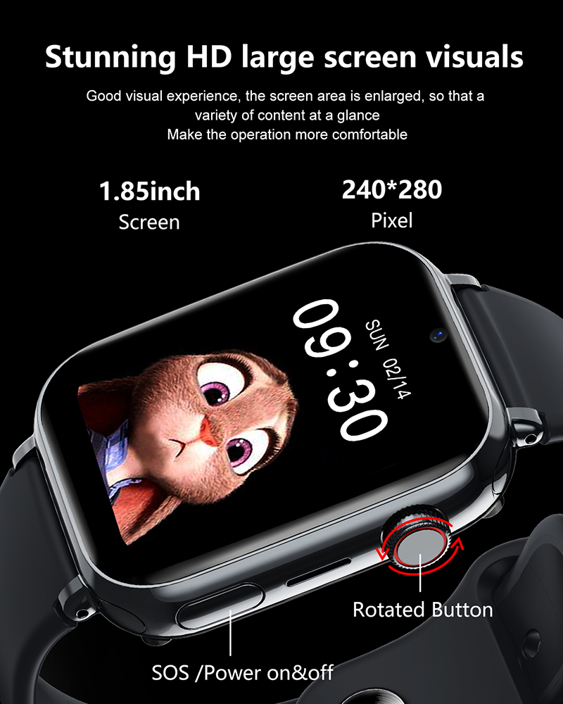 Montre connectée 4G pour enfan - Smartwatch Watches Gift For Boys With Gps avis et prix