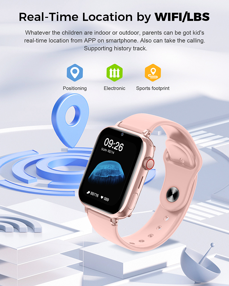 Montre connectée 4G pour enfan - Smartwatch Watches Gift For Boys With Gps avis et prix
