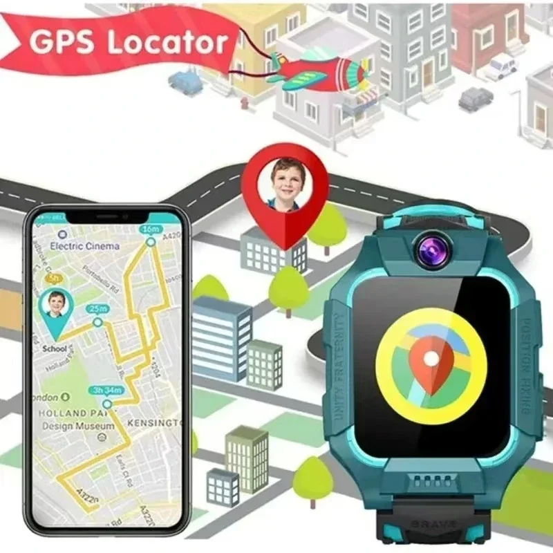 Montre connectée pour enfants  - Smartwatch Watches Gift For Boys With Gps avis et prix