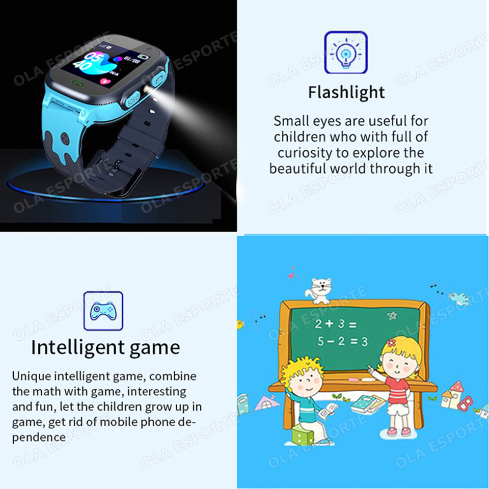 Montre connectée pour enfants, - Smartwatch Watches Gift For Boys With Gps avis et prix