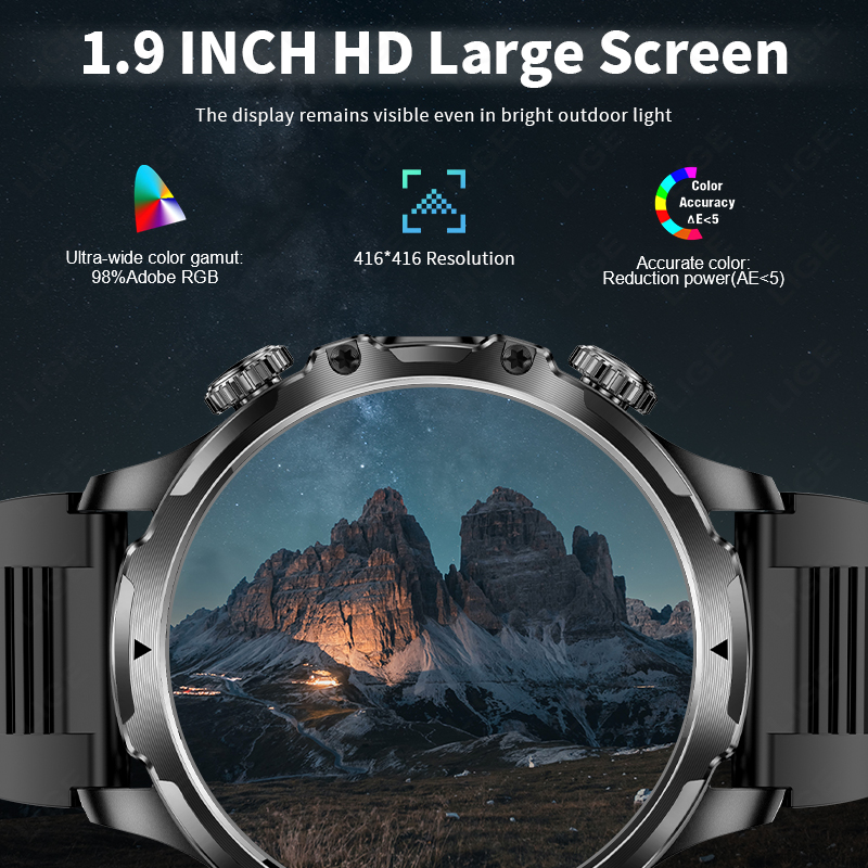 LIGE Smartwatch militaire homm - Smartwatch Timex Watches For Men avis et prix