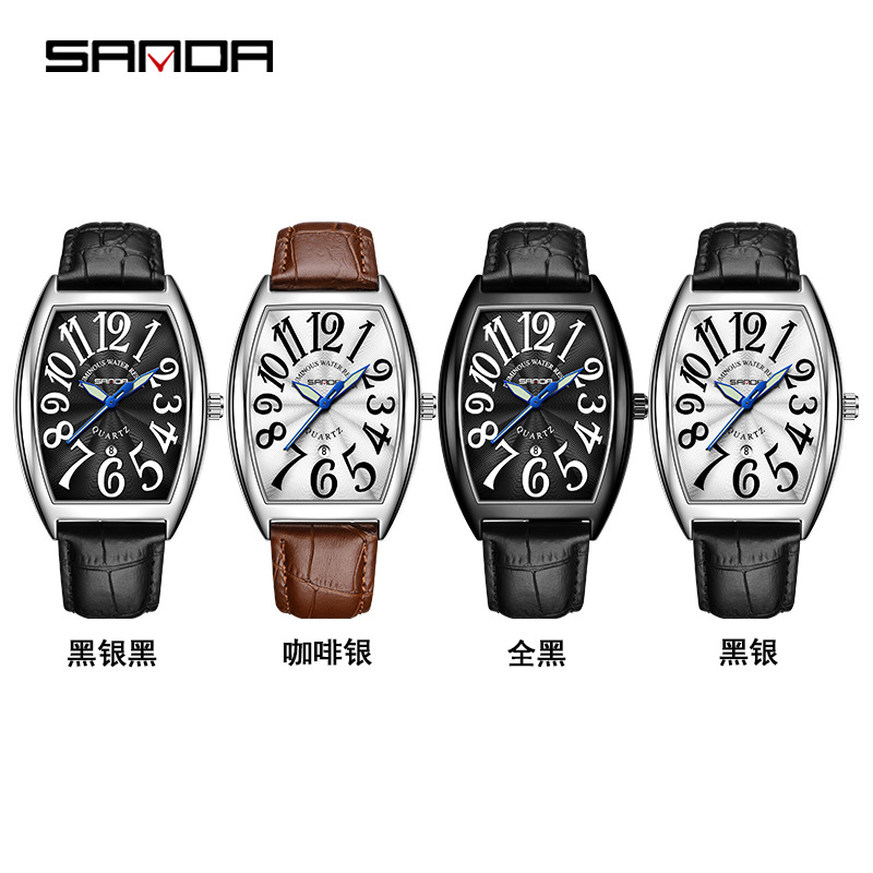 Montre pour homme SANDA, nouve - Leather Watch Strap avis et prix