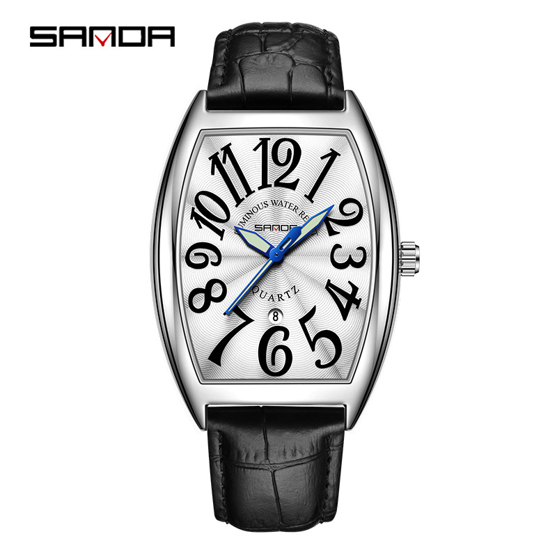 Montre pour homme SANDA, nouve - Leather Watch Strap avis et prix