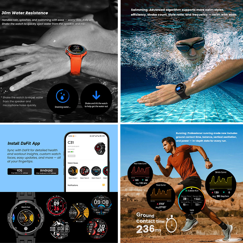 NOUVEAU Montre connectée GPS m - Smartwatch Timex Watches For Men avis et prix