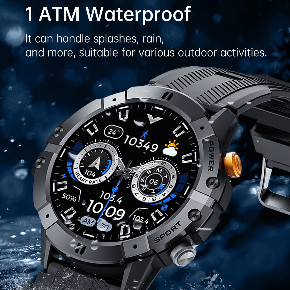 Montre connectée militaire d'e - Watch Iwo avis et prix