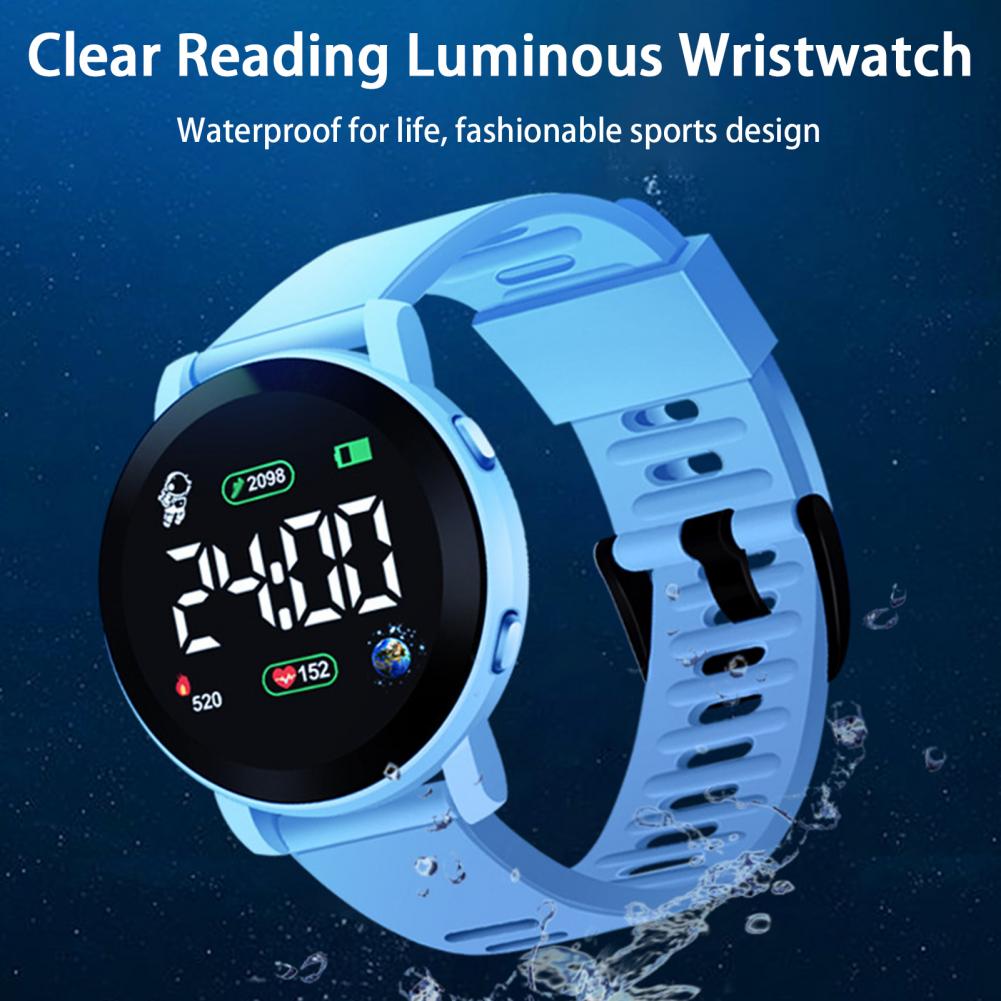 Montre numérique LED pour enfa - Smartwatch Digital Watches For Kid Boy avis et prix