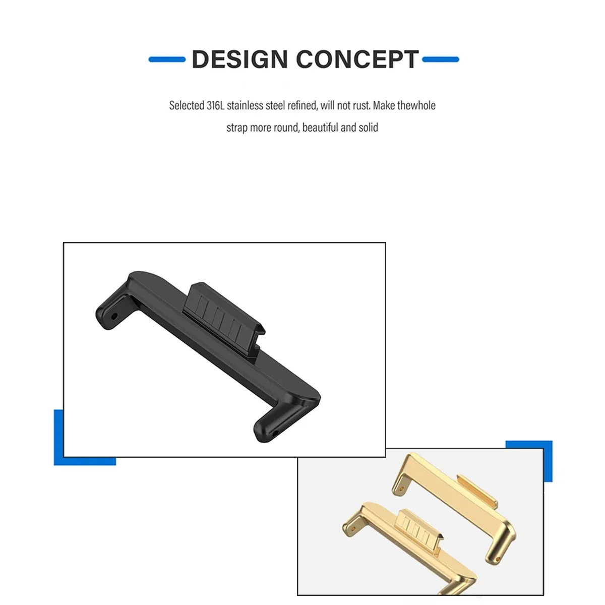 Adaptateur 20mm 22mm 1 paire p - Replacement Watch Bracelet avis et prix