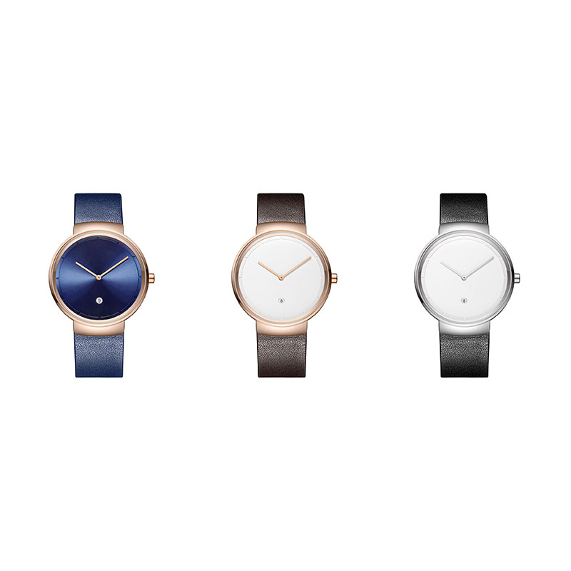 Montre à cadran bleu avec brac - Leather Watch Strap avis et prix