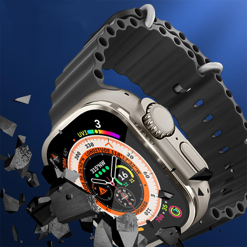 Pare-chocs en métal + verre tr - Apple Watch Band avis et prix
