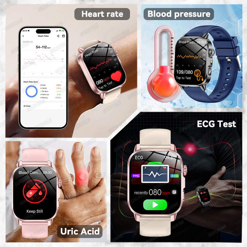 GUHUAVMI 2026 Nouvelle Montre  - Smartwatch Watches With Bluetooth avis et prix