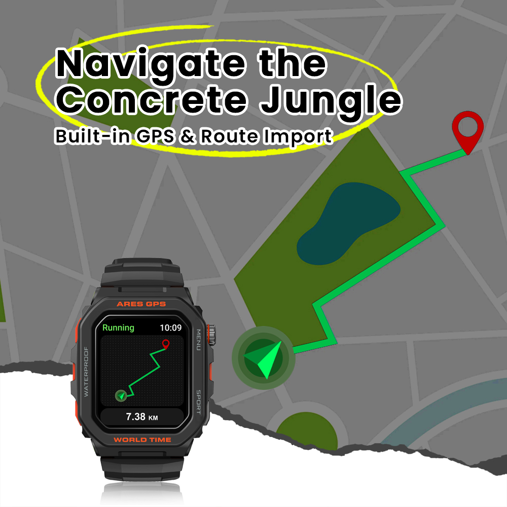 Nouveau Zeblaze Ares GPS montr - Watch Iwo avis et prix