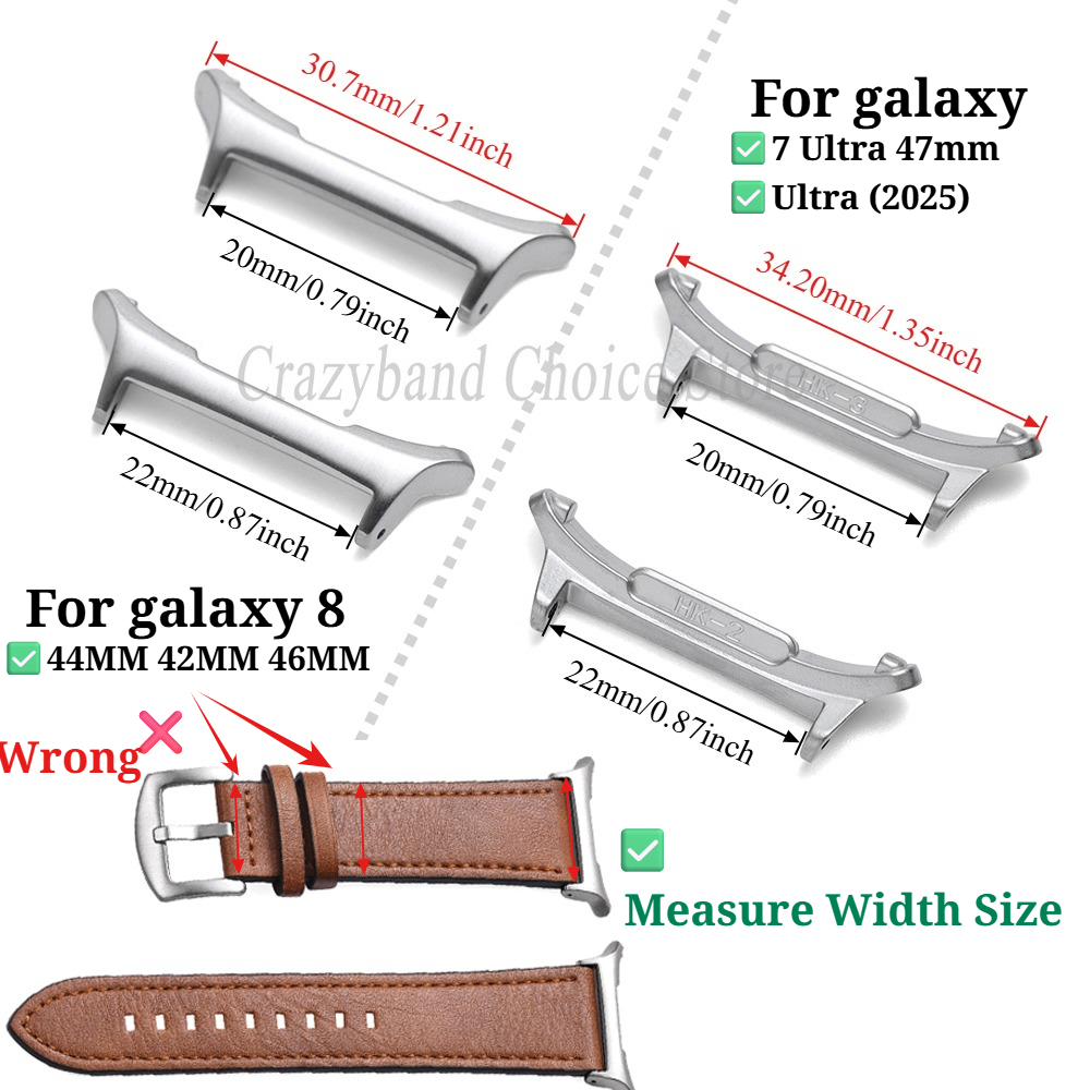 1 paire de connecteurs métalli - Replacement Watch Bracelet avis et prix