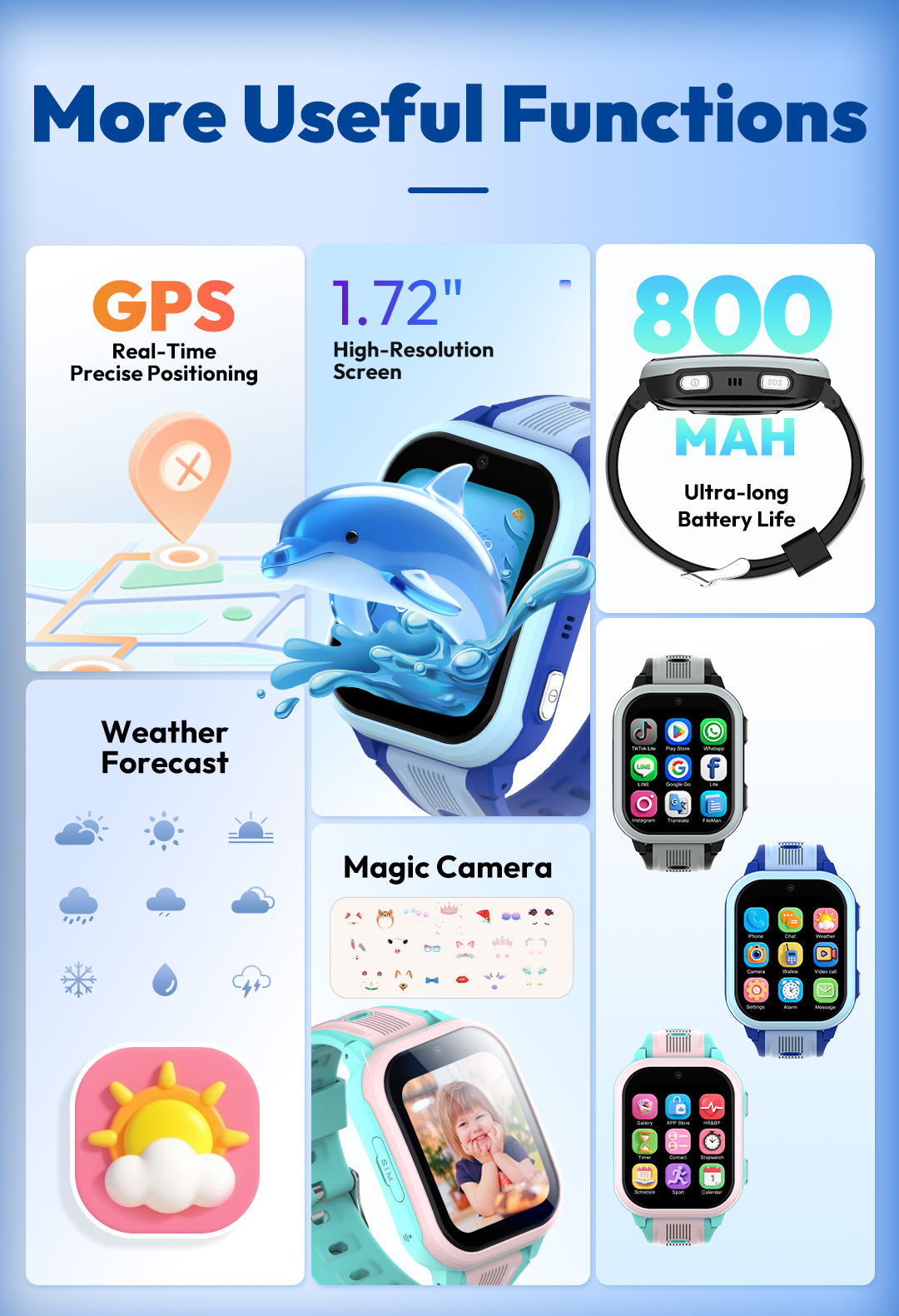 Montre connectée KT41 - Montre - Smartwatch Watches Gift For Boys On Birthday avis et prix