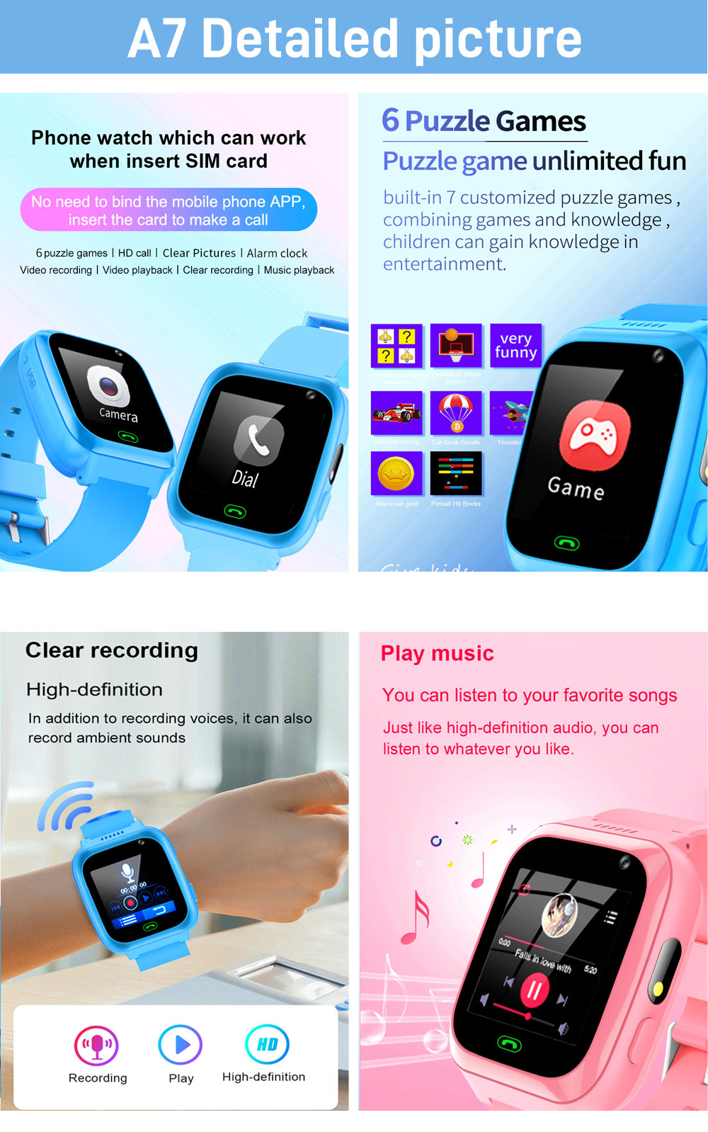 2G 4G enfants montre intellige - Smartwatch Watches Gift For Boys On Birthday avis et prix