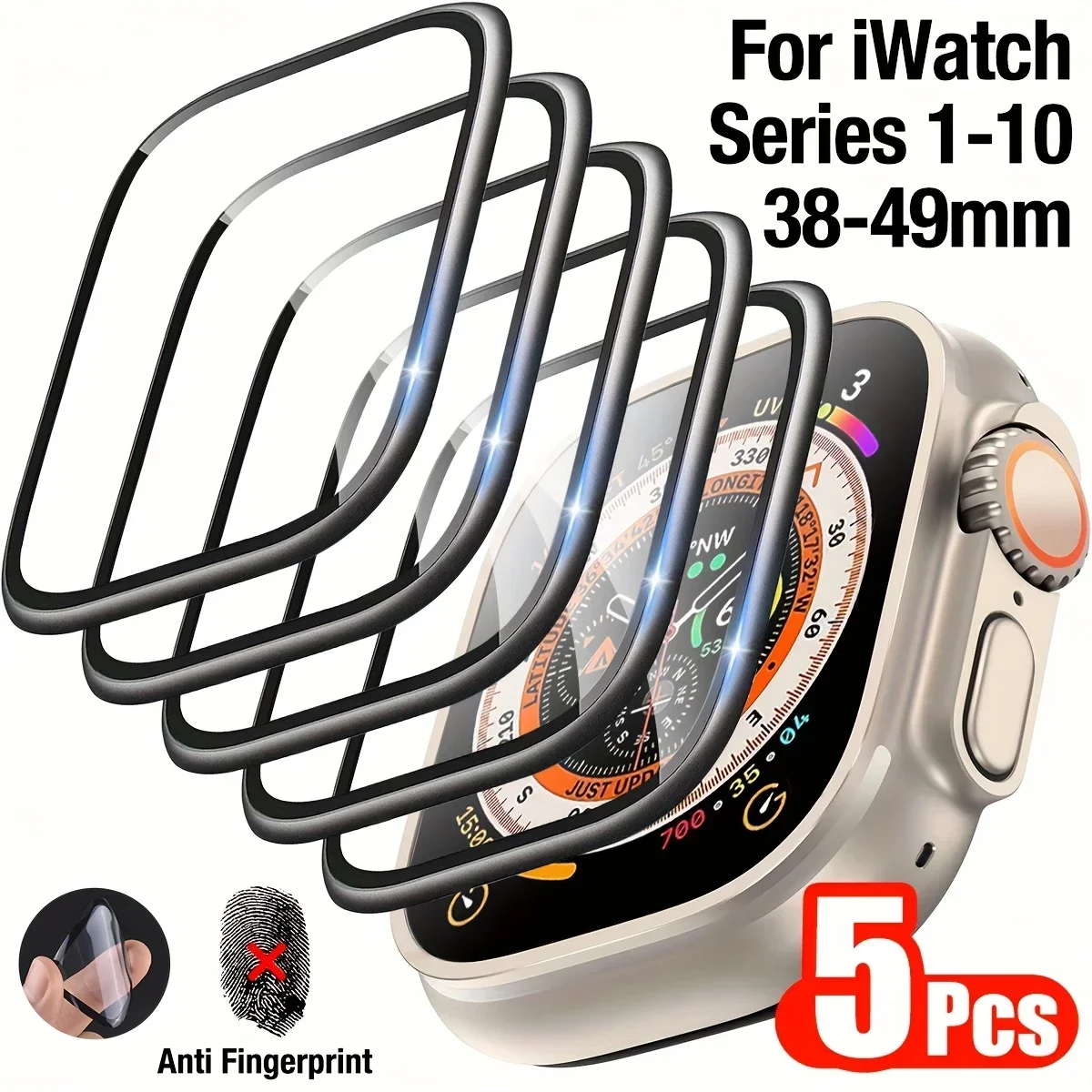 1-5 pièces Film anti-rayures p - Apple Watch Band avis et prix