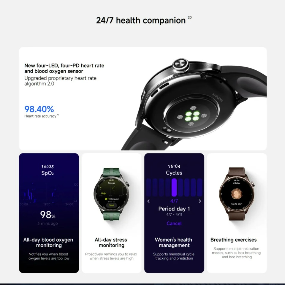 Version Globale Xiaomi Watch S - Timex Watches Smartwatch avis et prix