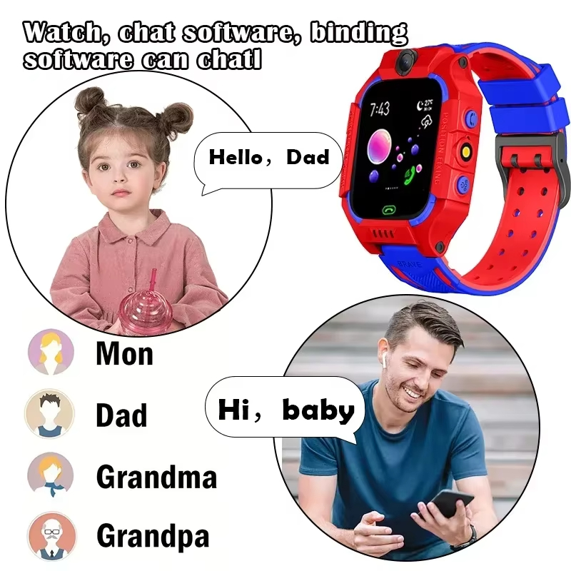 Montre intelligente pour enfan - Smartwatch Watches Gift For Boys With Gps avis et prix